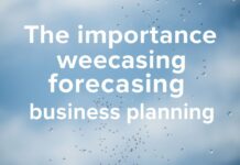 Die Bedeutung der Wettervorhersage für die Unternehmensplanung The importance of weather forecasting for business planning