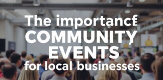 Die Bedeutung von Gemeinschaftsveranstaltungen für lokale Unternehmen The importance of community events for local businesses