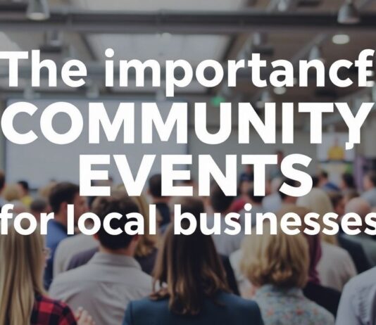 Die Bedeutung von Gemeinschaftsveranstaltungen für lokale Unternehmen The importance of community events for local businesses