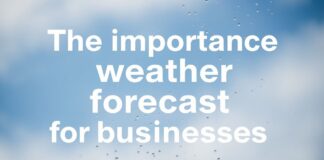 Die Bedeutung von Wettervorhersagen für Unternehmen The importance of weather forecasts for businesses
