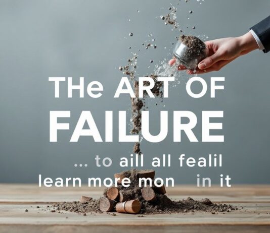 Die Kunst des Scheiterns: Warum wir alle mehr daraus lernen sollten The Art of Failure: Why We Should All Learn More From It