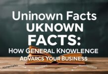 Unbekannte Fakten: Wie Allgemeinwissen Ihr Business voranbringt Unknown Facts: How General Knowledge Advances Your Business