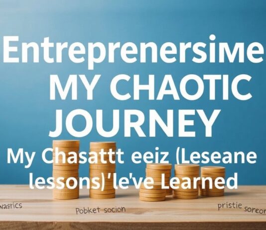 Unternehmertum: Meine chaotische Reise und die Dinge, die ich gelernt habe Entrepreneurship: My Chaotic Journey and the Lessons I've Learned