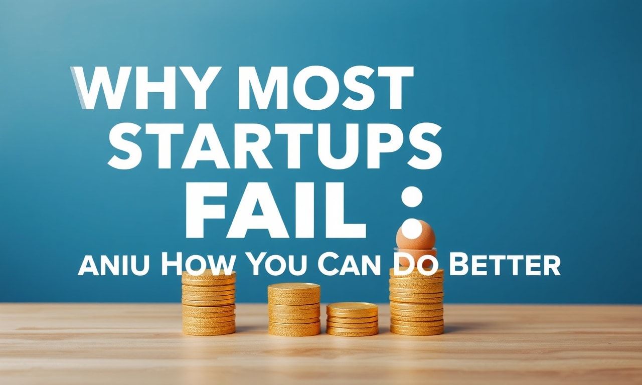 Warum die meisten Startups scheitern – und wie Sie es besser machen