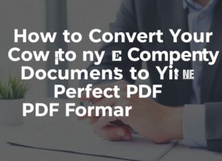 So verwandeln Sie Ihre Firmendokumente kostenlos in das perfekte PDF-Format How to Convert Your Company Documents to the Perfect PDF Format for Free